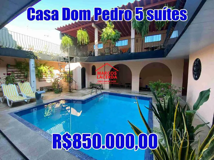 Foto 1 de Casa com 5 Quartos à venda, 400m² em Dom Pedro I, Manaus