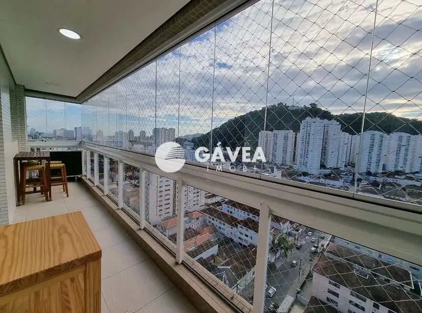 Foto 1 de Apartamento com 3 Quartos à venda, 112m² em Marapé, Santos