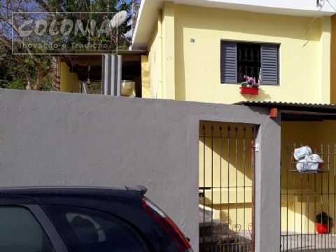 Foto 1 de Sobrado com 3 Quartos à venda, 81m² em Vila Humaita, Santo André