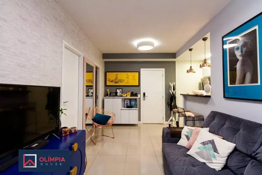 Foto 4 de Apartamento com 1 Quarto para alugar, 53m² em Brooklin, São Paulo