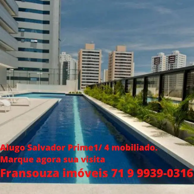 Foto 1 de Apartamento com 1 Quarto para alugar, 52m² em Caminho Das Árvores, Salvador