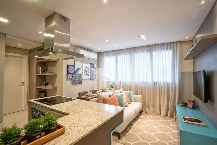 Foto 2 de Apartamento com 1 Quarto à venda, 43m² em São Francisco, Curitiba
