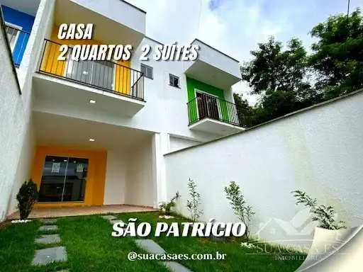 Foto 1 de Casa com 2 Quartos à venda, 82m² em São Patrício, Serra