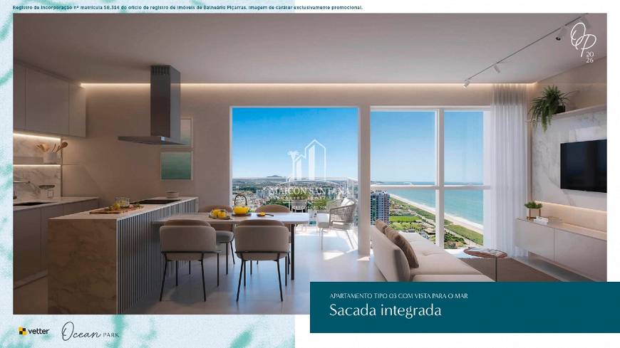 Foto 1 de Apartamento com 2 Quartos à venda, 79m² em Itacolomi, Balneário Piçarras