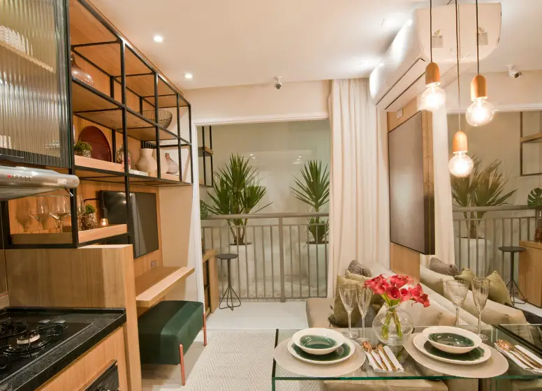 Foto 2 de Apartamento com 1 Quarto à venda, 31m² em Jardim Caravelas, São Paulo