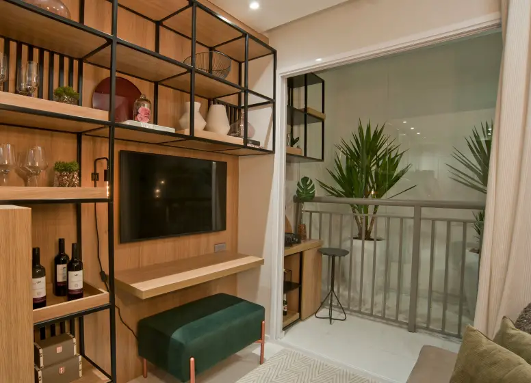 Foto 3 de Apartamento com 1 Quarto à venda, 31m² em Jardim Caravelas, São Paulo