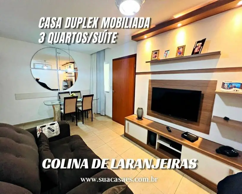 Foto 1 de Casa com 3 Quartos à venda, 120m² em Colina de Laranjeiras, Serra