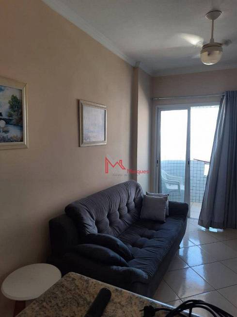 Foto 2 de Apartamento com 1 Quarto à venda, 48m² em Maracanã, Praia Grande