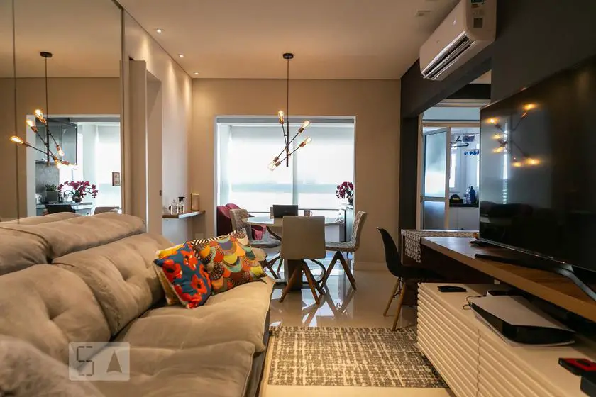 Foto 2 de Apartamento com 2 Quartos para alugar, 80m² em José Menino, Santos