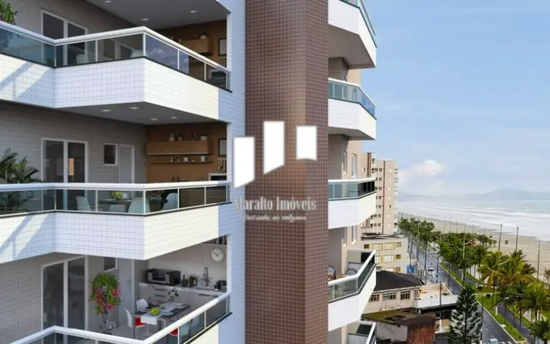 Foto 1 de Apartamento com 2 Quartos à venda, 88m² em Balneário Maracanã, Praia Grande