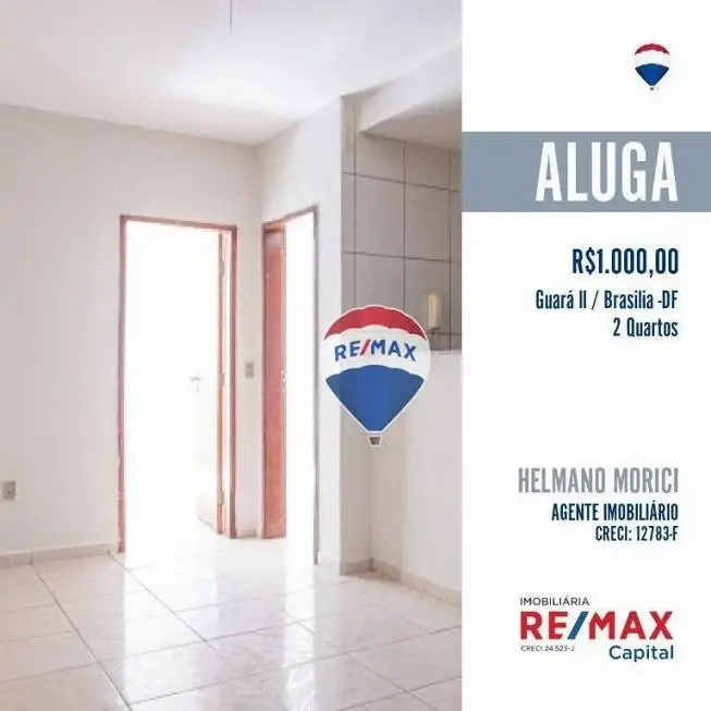 Foto 1 de Apartamento com 2 Quartos para alugar, 60m² em Guara II, Brasília