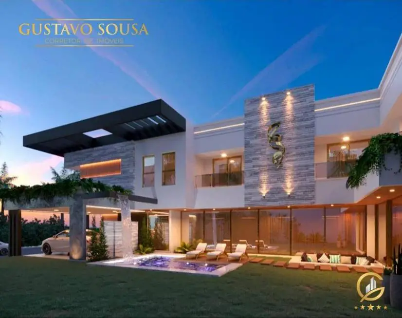 Foto 3 de Casa de Condomínio com 5 Quartos à venda, 457m² em Alphaville Fortaleza, Eusébio