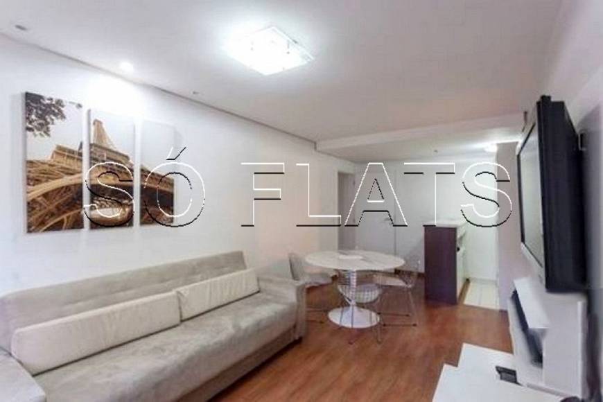 Foto 1 de Flat com 2 Quartos para alugar, 70m² em Moema, São Paulo