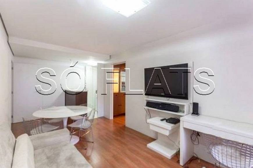 Foto 3 de Flat com 2 Quartos para alugar, 70m² em Moema, São Paulo