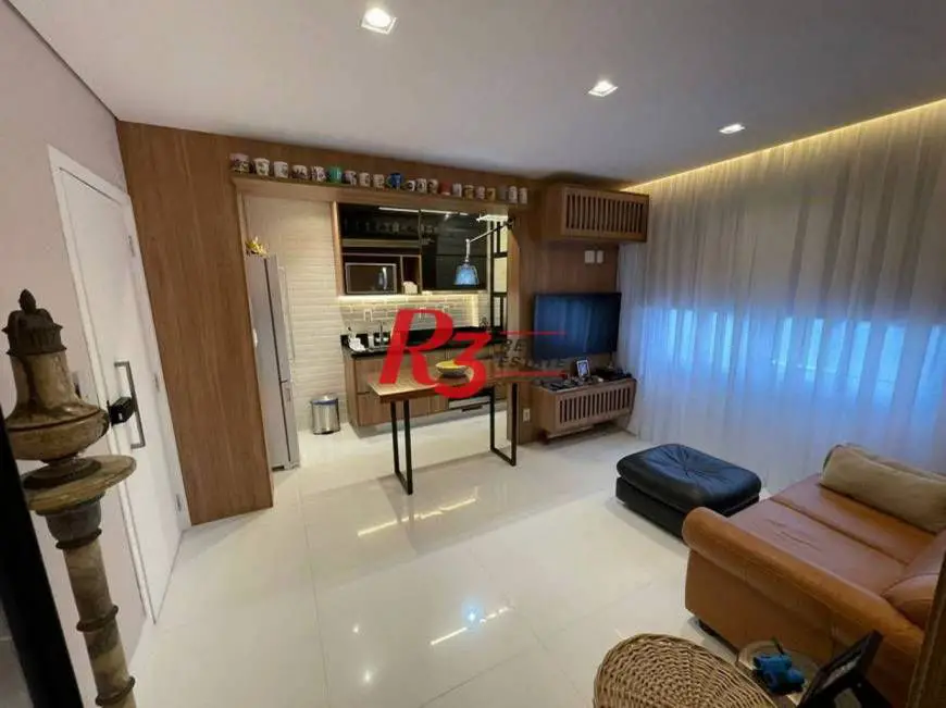 Foto 1 de Apartamento com 1 Quarto à venda, 42m² em Boqueirão, Santos
