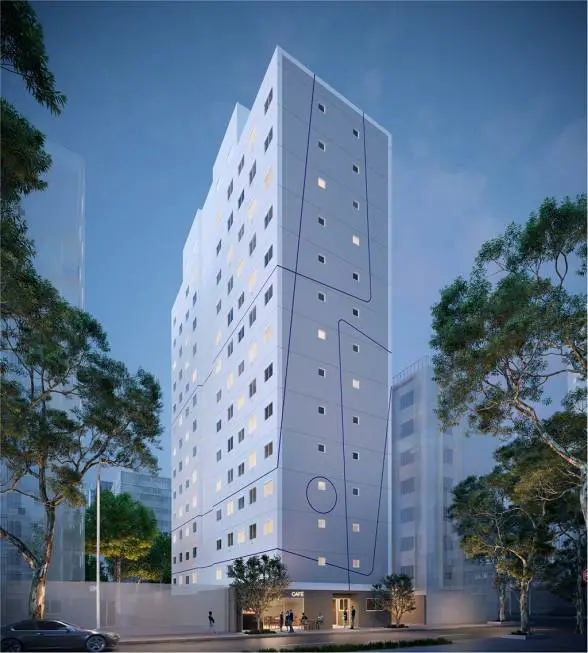 Foto 1 de Apartamento com 2 Quartos à venda, 33m² em Vila Buarque, São Paulo