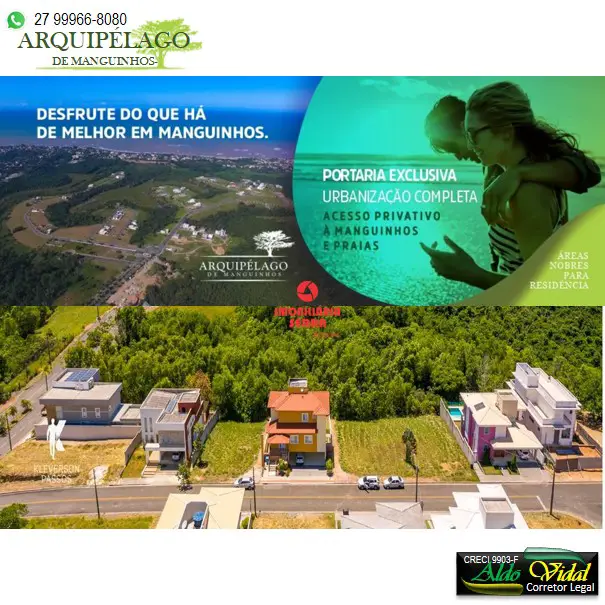 Foto 2 de Lote/Terreno à venda, 450m² em Laranjeiras, Serra