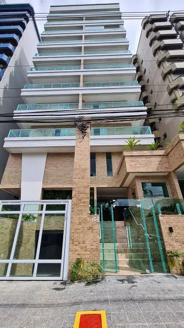 Foto 1 de Apartamento com 1 Quarto à venda, 49m² em Canto do Forte, Praia Grande