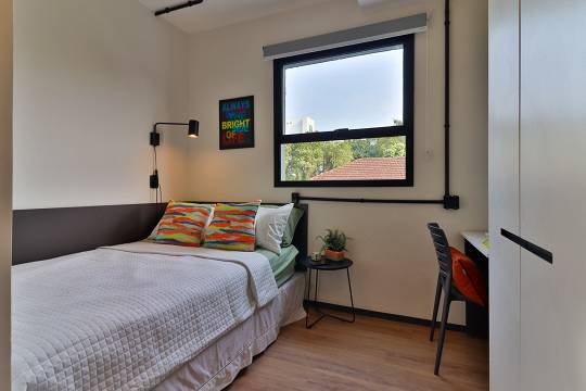 Foto 1 de Apartamento com 1 Quarto para alugar, 20m² em Vila Matias, Santos