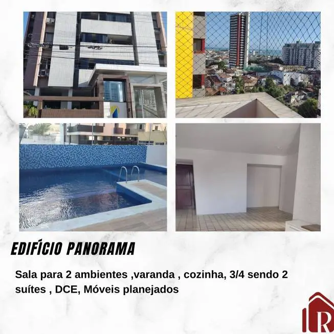 Foto 1 de Apartamento com 3 Quartos para alugar, 110m² em Farol, Maceió