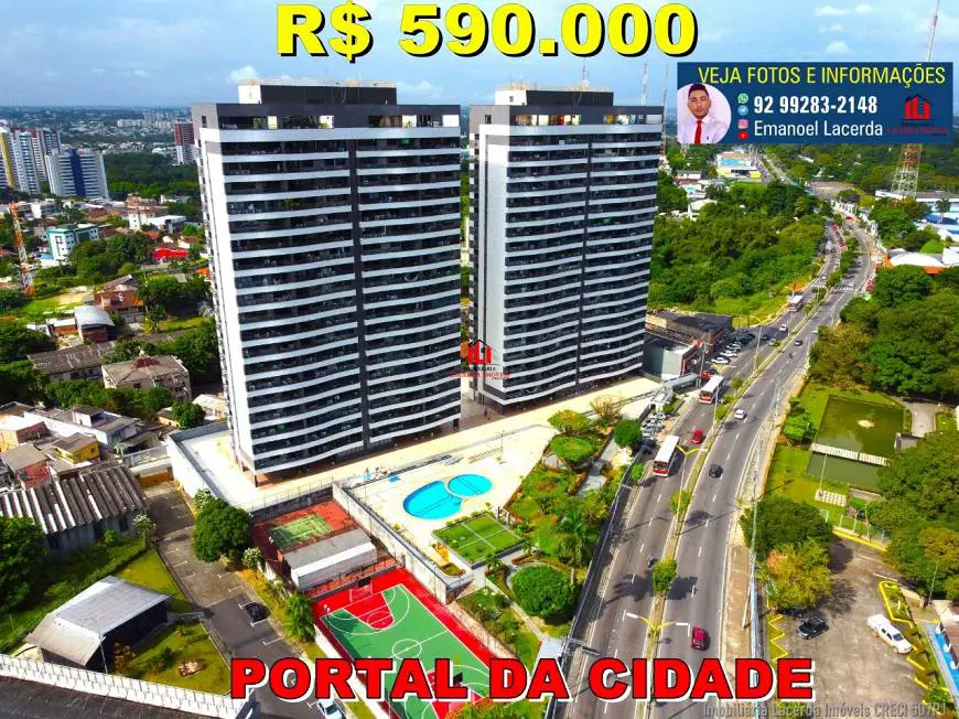 Foto 1 de Apartamento com 3 Quartos à venda, 125m² em Aleixo, Manaus