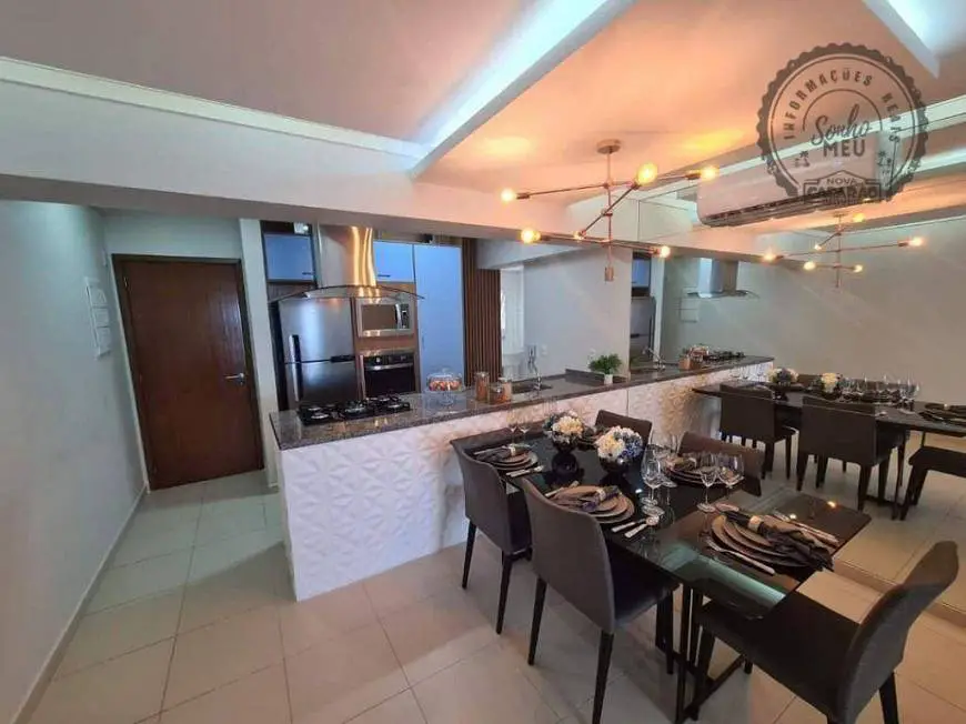 Foto 4 de Apartamento com 3 Quartos à venda, 111m² em Boqueirão, Praia Grande