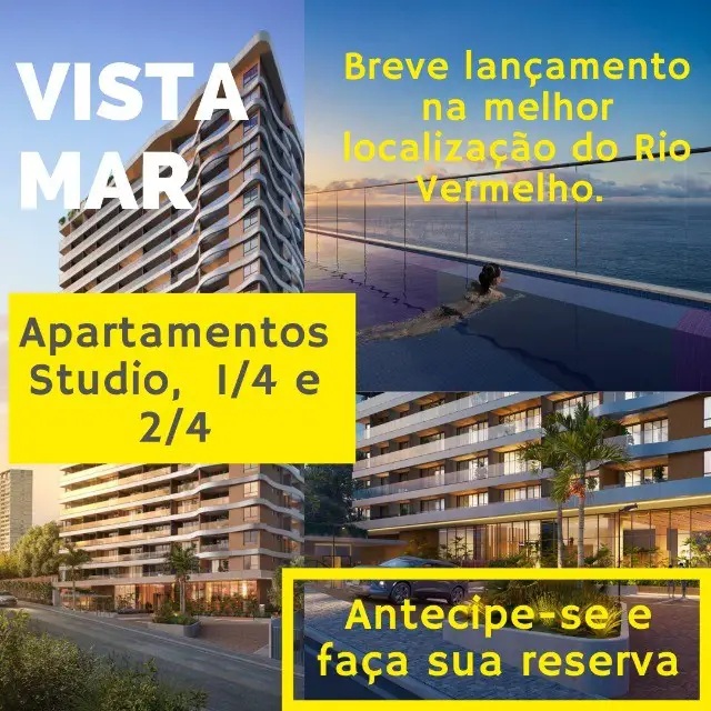 Foto 1 de Apartamento com 1 Quarto à venda, 25m² em Rio Vermelho, Salvador