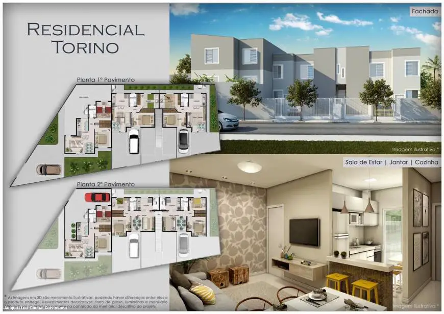 Foto 3 de Apartamento com 2 Quartos à venda, 50m² em São Pedro, Esmeraldas
