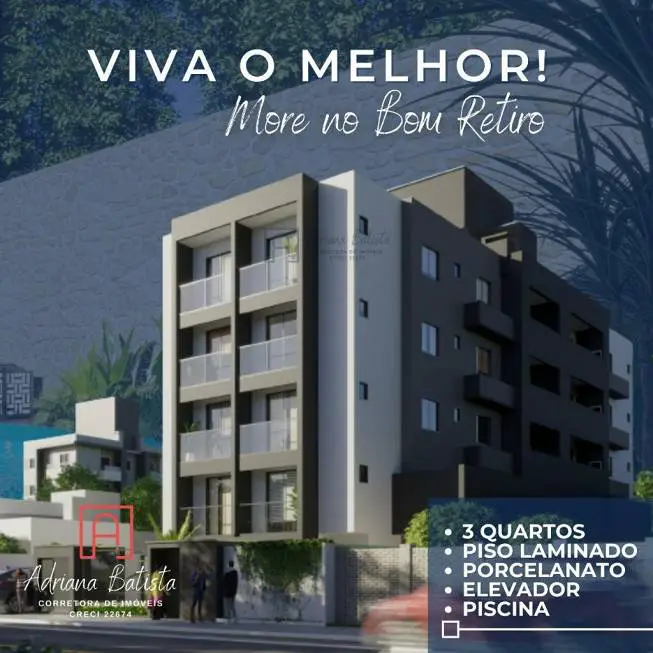 Foto 1 de Apartamento com 2 Quartos à venda, 85m² em Bom Retiro, Joinville