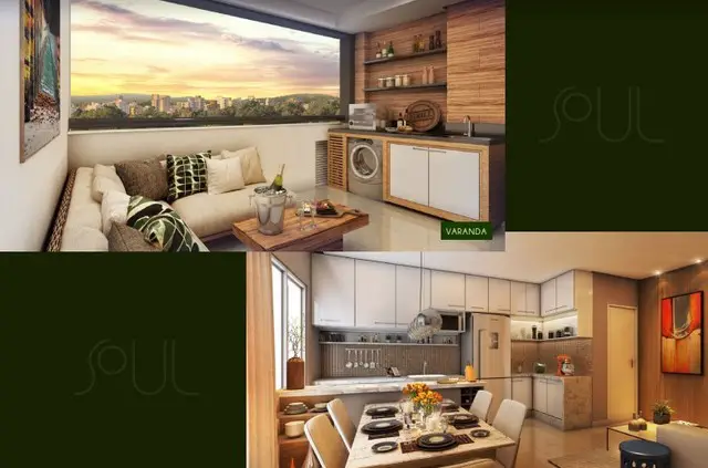 Foto 2 de Apartamento com 2 Quartos à venda, 65m² em Conjunto Residencial Trinta e Um de Março, São José dos Campos