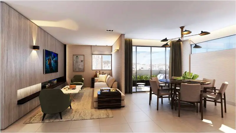 Foto 4 de Apartamento com 3 Quartos à venda, 93m² em Funcionários, Belo Horizonte