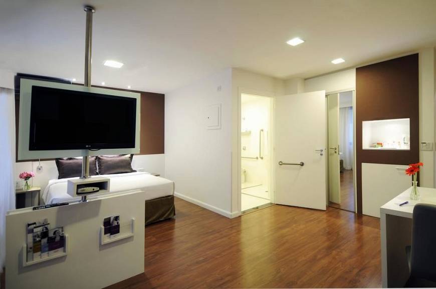 Foto 2 de Flat com 1 Quarto para alugar, 40m² em Paraíso, São Paulo