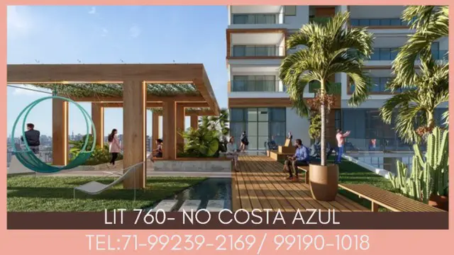 Foto 1 de Apartamento com 1 Quarto à venda, 25m² em Costa Azul, Salvador
