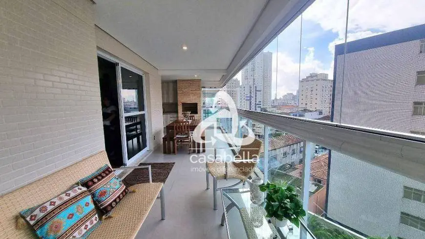 Foto 3 de Apartamento com 4 Quartos à venda, 223m² em Embaré, Santos