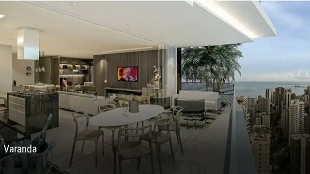 Foto 1 de Apartamento com 4 Quartos à venda, 209m² em Meireles, Fortaleza