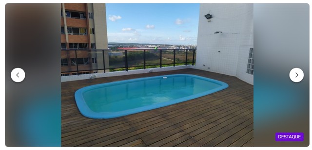 Foto 4 de Apartamento com 1 Quarto à venda, 46m² em Aeroclube, João Pessoa