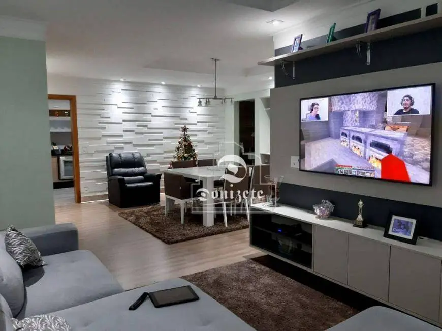 Foto 1 de Apartamento com 3 Quartos à venda, 132m² em Campestre, Santo André