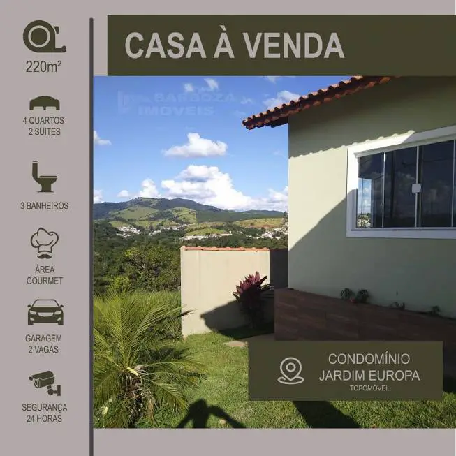 Foto 1 de Casa com 4 Quartos à venda, 220m² em , São Lourenço