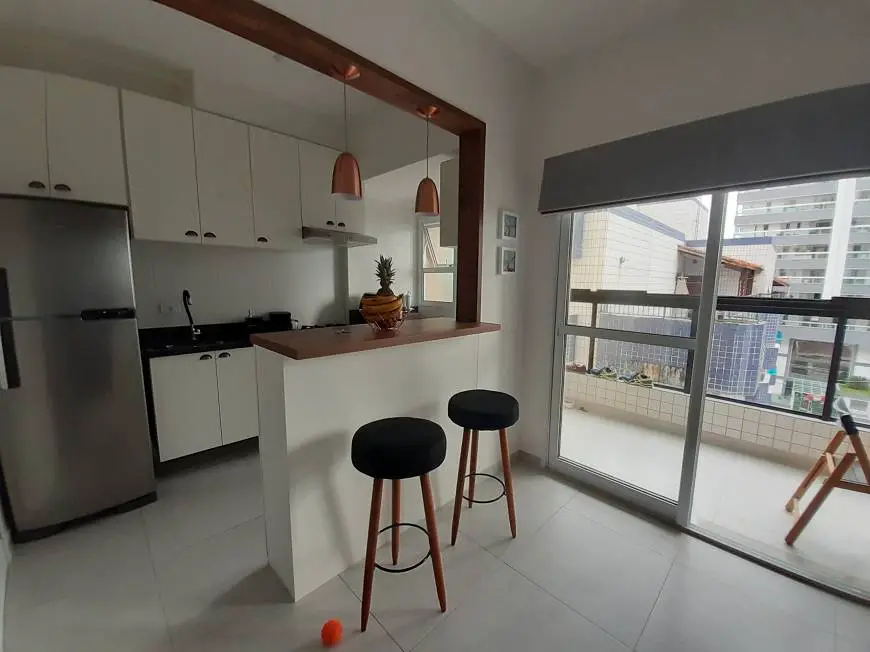 Foto 1 de Apartamento com 1 Quarto à venda, 47m² em Cidade Ocian, Praia Grande