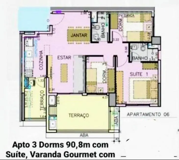 Foto 4 de Apartamento com 2 Quartos à venda, 54m² em Morumbi, São Paulo