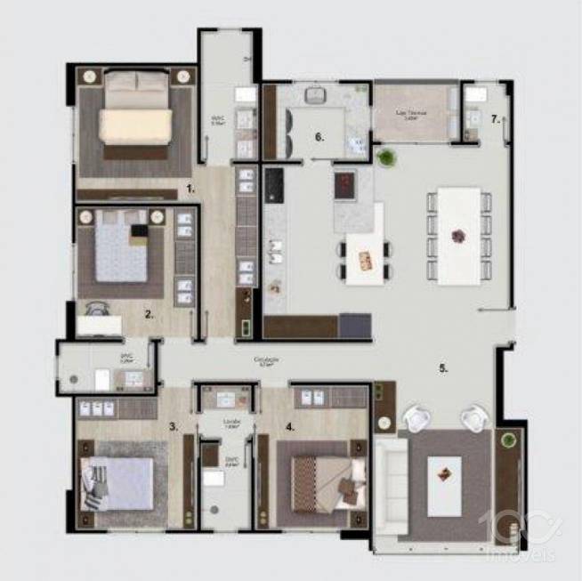 Foto 1 de Apartamento com 4 Quartos à venda, 10m² em Centro, Balneário Camboriú