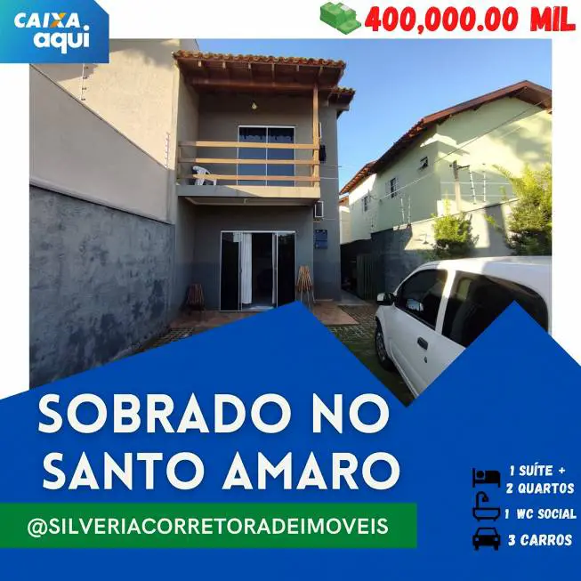 Foto 1 de Casa com 4 Quartos à venda, 187m² em Vila Santo Amaro, Campo Grande