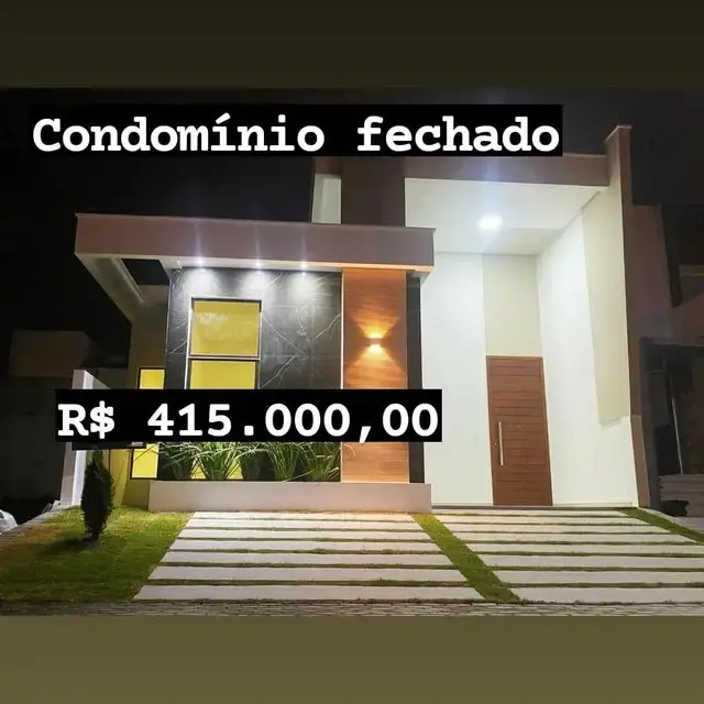 Foto 1 de Casa de Condomínio com 3 Quartos à venda, 100m² em Serrotão , Campina Grande