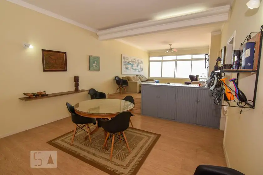 Foto 2 de Apartamento com 4 Quartos para alugar, 170m² em Centro, Guarujá