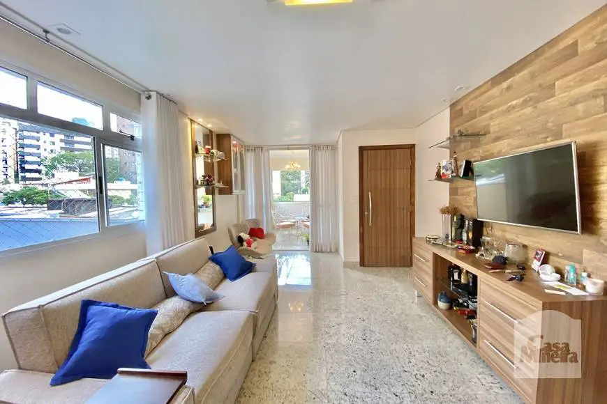 Foto 1 de Apartamento com 4 Quartos à venda, 120m² em Serra, Belo Horizonte