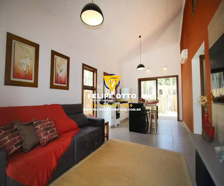 Foto 3 de Casa de Condomínio com 2 Quartos à venda, 86m² em Arraial D'Ajuda, Porto Seguro