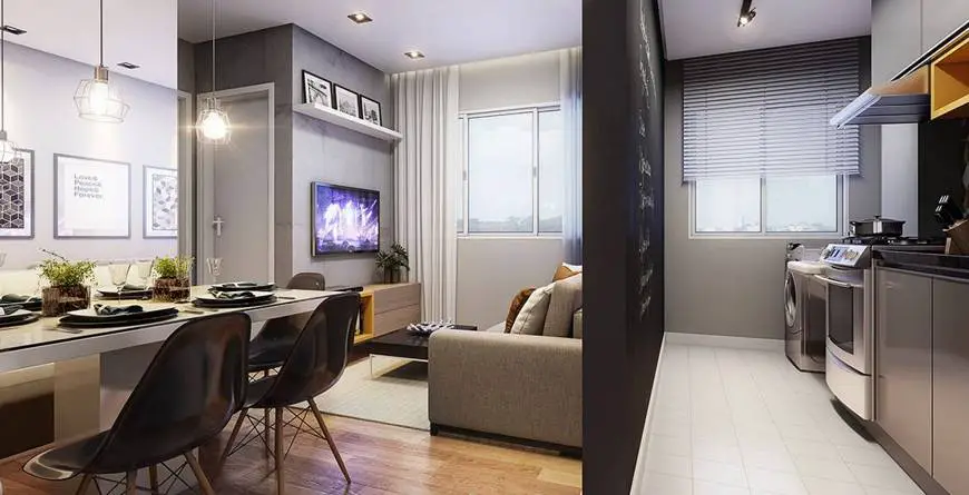 Foto 3 de Apartamento com 2 Quartos à venda, 44m² em Jardim Portela, Itapevi