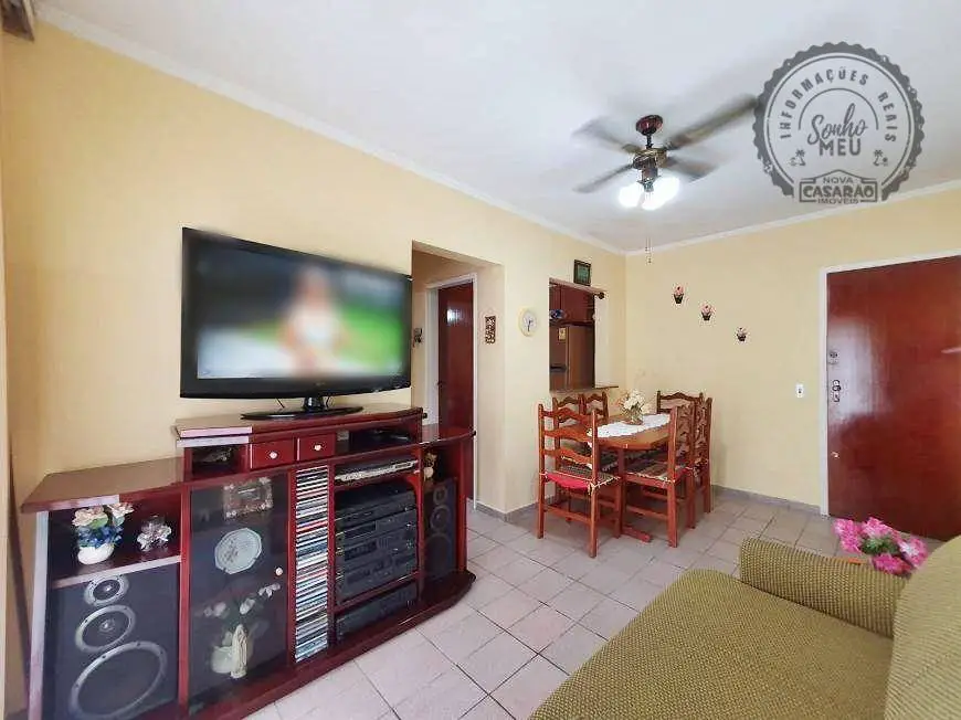 Foto 1 de Apartamento com 1 Quarto à venda, 68m² em Mirim, Praia Grande