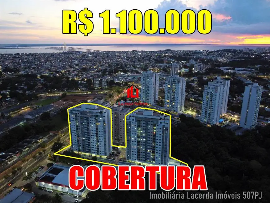 Foto 1 de Apartamento com 4 Quartos à venda, 171m² em Dom Pedro, Manaus