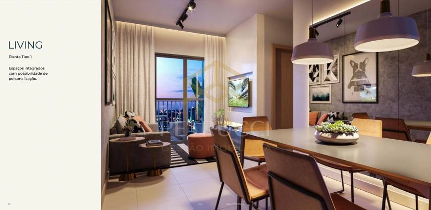 Foto 3 de Apartamento com 2 Quartos à venda, 55m² em Jardim Guarani, Campinas